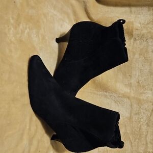 Chic Black Heeled Ankle Boots